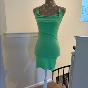Forever 21 Vibrant Lime Green Dress